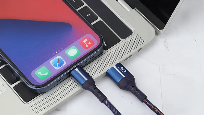 cables PD USB-C de Laptop a iPhone