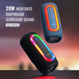 Parlante RGB 20W High Bass VQ-SP02 marca Miccell