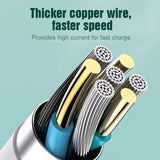 cable vq-d131 materiales premium por dentro cobre thicker para mas velocidad 