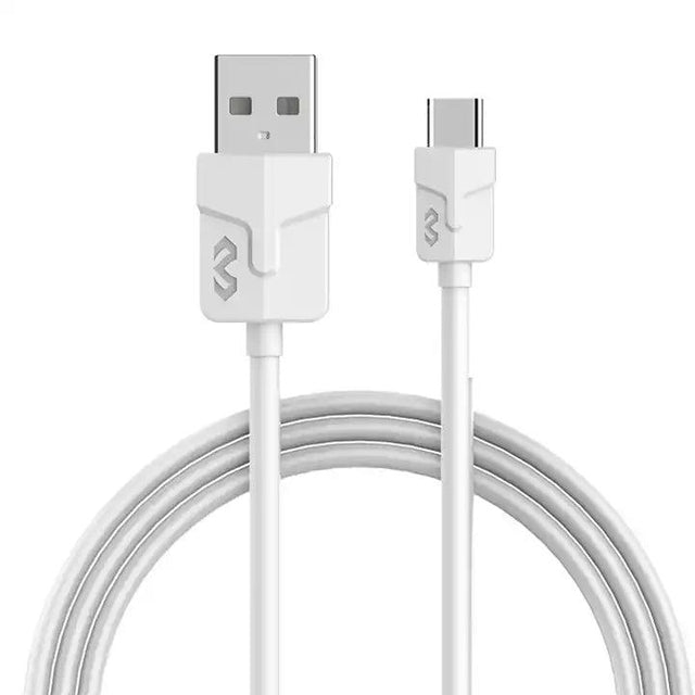 cable data vq-d02 marca Miccell color blanco tipo-c