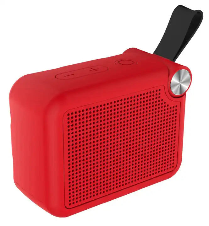 mini altavoz portátil Bluetooth color rojo VQ-SP25 marca Miccell