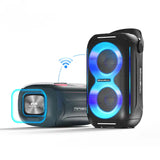 Parlante Bluetooth Inalámbrico RGB Efecto Heavy Bass miccell VQ-SP03