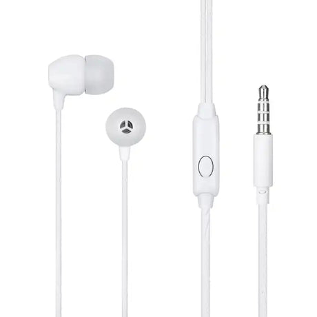 audífono con cable miccell vq-h32 color blanco