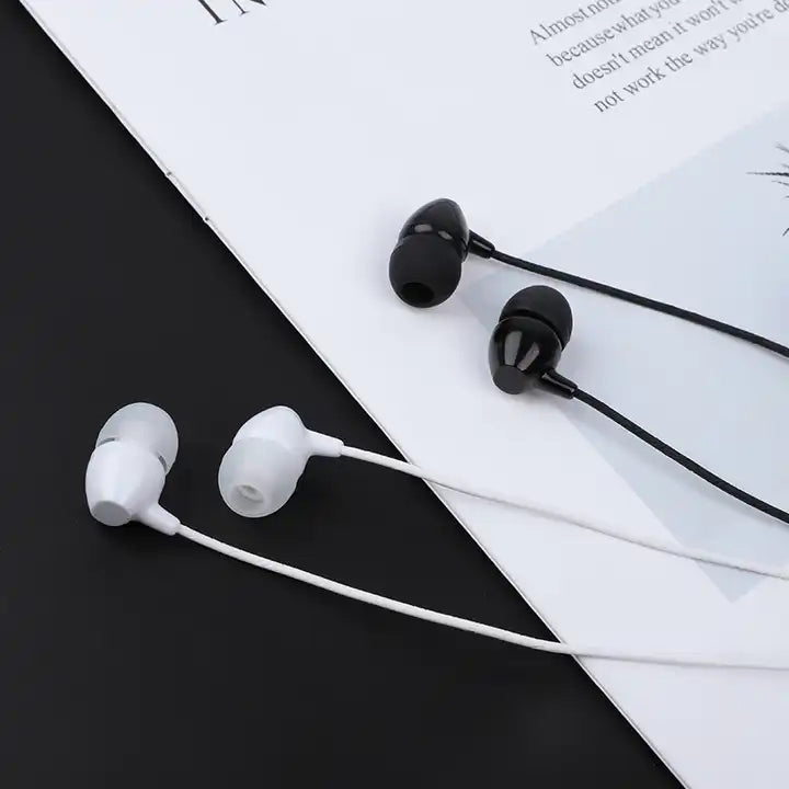 audífono con cable miccell vq-h32 color negro y color blanco