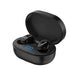 Audífonos Bluetooth color negro con panel LED VQ-BH25