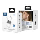 caja de audífonos TWS color blanco VQ-BH62 marca Miccell