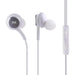 audífonos con cable y control de llamadas VQ-H04 Miccell color blanco