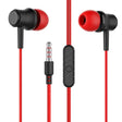 audífonos con cable VQ-H47 marca Miccell color rojo