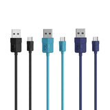 cable data vq-d02 marca Miccell múltiples colores micro USB 