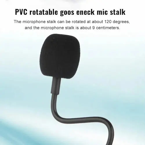 micrófono para escritorio flexible de cascos vq-m802 miccell